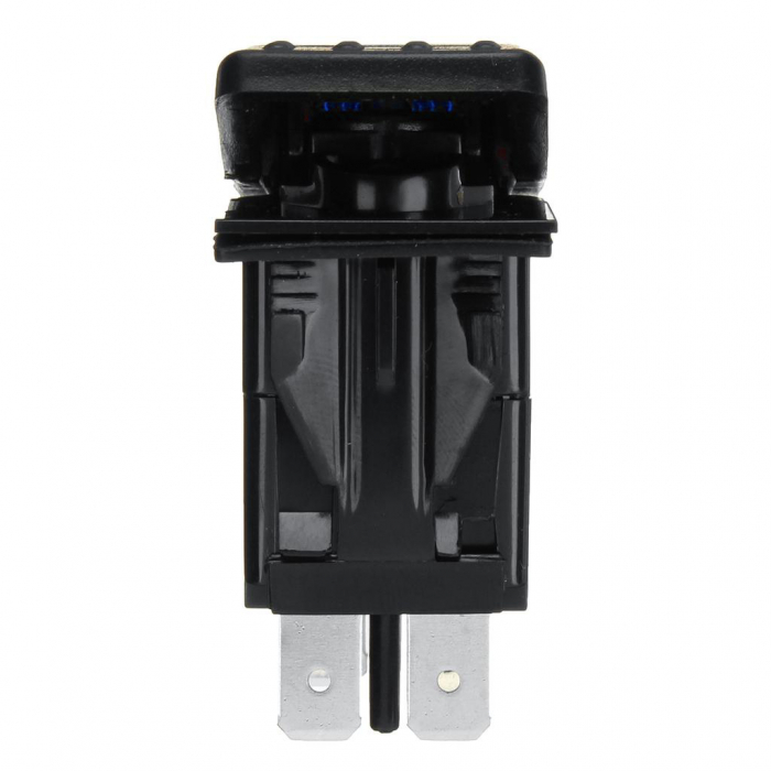 Buton  Intrerupator, Comutator, ON OFF, Auto, 12V 24V, cu LED Panou, Lumina Albastra, WORK LAMP [12]