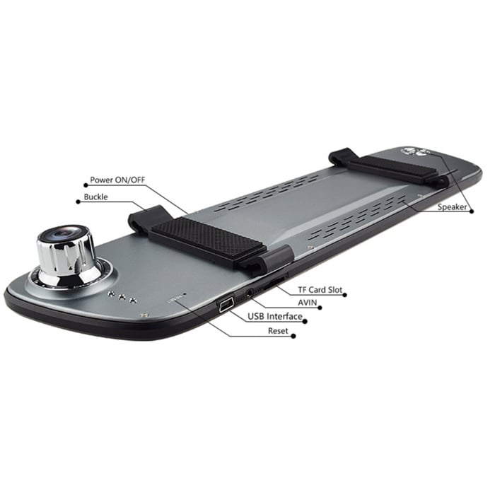 Camera auto DVR PNI Voyager S2000 Full HD 5" incorporata in oglinda retrovizoare si camera de mers inapoi inclusa [2]