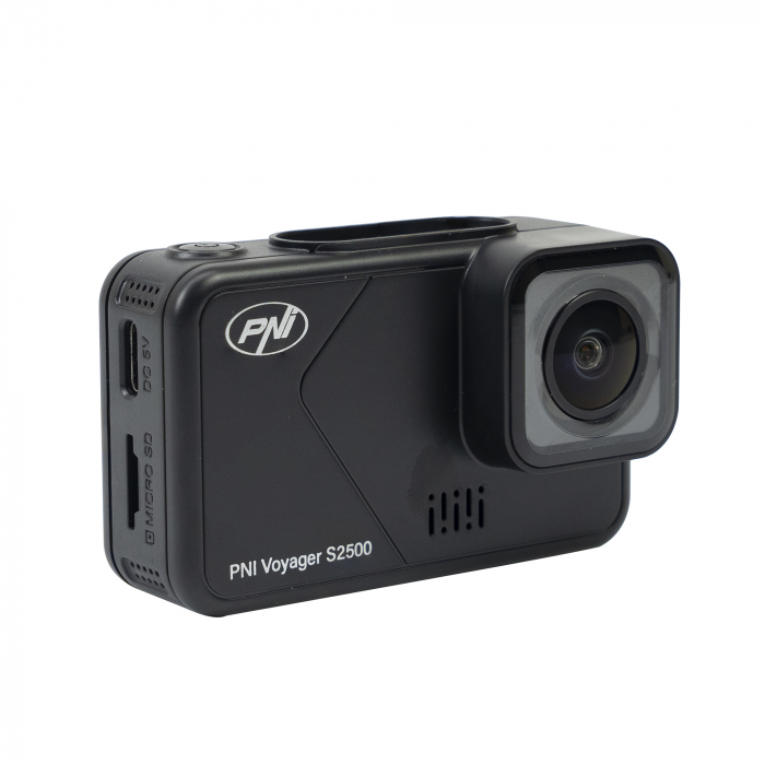 Camera auto DVR PNI Voyager S2500 WiFi, 4K UHD, ecran 2 inch, inregistrare ciclica, monitorizare parcare, detectie miscare, inregistrare video si audio, alimentare 12V/24V [7]