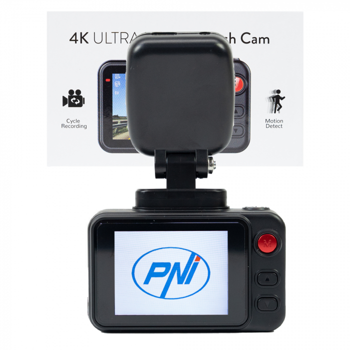 Camera auto DVR PNI Voyager S2500 WiFi, 4K UHD, ecran 2 inch, inregistrare ciclica, monitorizare parcare, detectie miscare, inregistrare video si audio, alimentare 12V/24V [3]