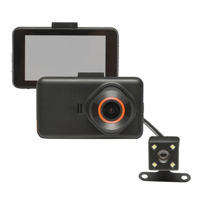 Camera video auto duala fata/spate FHD cu display 3 inch LCD Cod: BK69552 [1]