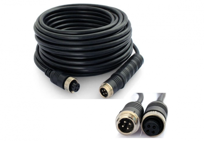 Camere Video Auto Marsarier cu ecran de 7 inch, suport și telecomandă, 18 LED-uri IR, calitate HD, 12-24V [9]