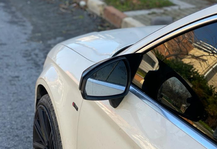 Capace oglinda tip BATMAN compatibile cu Audi A3 8V - 8V FL 2012-2019 negru lucios [3]