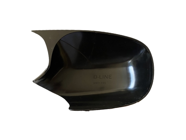 Capace oglinda tip BATMAN compatibile cu BMW Seria 3 2004 - 2008 E90 negru lucios [2]