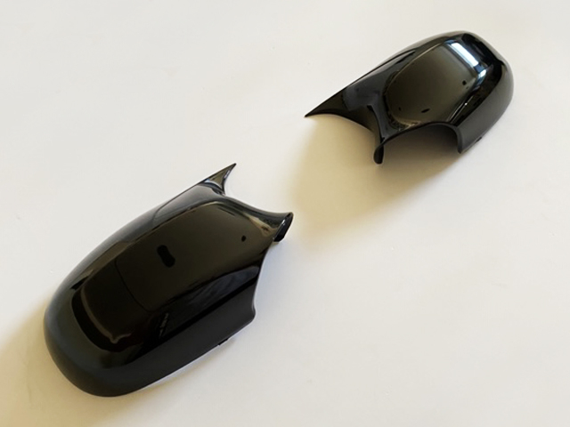 Capace oglinda tip BATMAN compatibile cu BMW Seria 3 2008-2011 E90 LCI negru lucios Cod:BAT10011 [2]