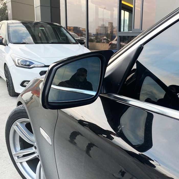 Capace oglinda tip BATMAN compatibile cu BMW Seria 3 F30/F31 negru lucios Cod:BAT20100 [3]