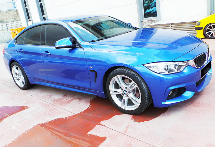 Capace oglinda tip BATMAN compatibile cu BMW Seria 4 2014-2020 F32 - F36 negru lucios BAT10013 [2]