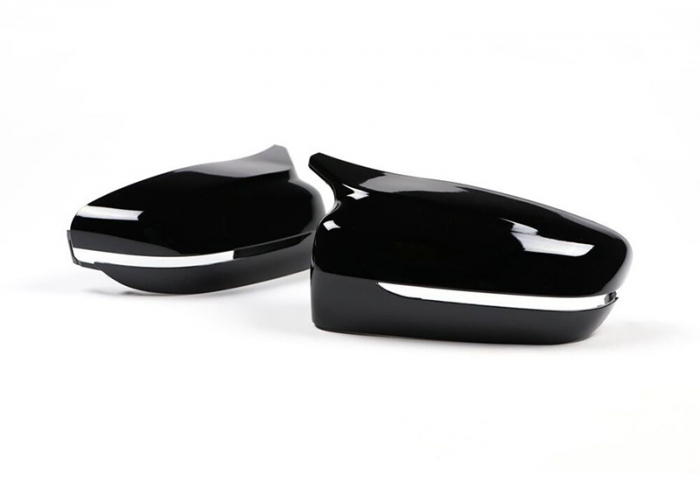 Capace oglinda tip BATMAN compatibile cu BMW Seria 4 (2020-2024) G22 - G23 - G26 negru lucios [4]