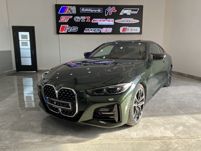 Capace oglinda tip BATMAN compatibile cu BMW Seria 4 (2020-2024) G22 - G23 - G26 negru lucios [1]