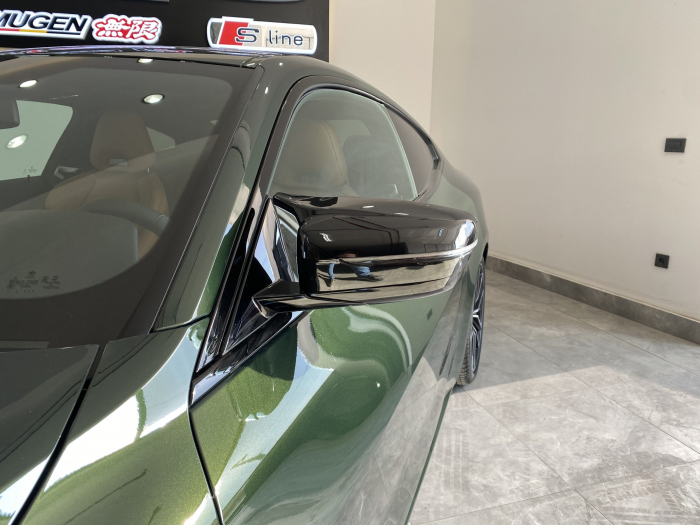 Capace oglinda tip BATMAN compatibile cu BMW Seria 4 (2020-2024) G22 - G23 - G26 negru lucios [2]
