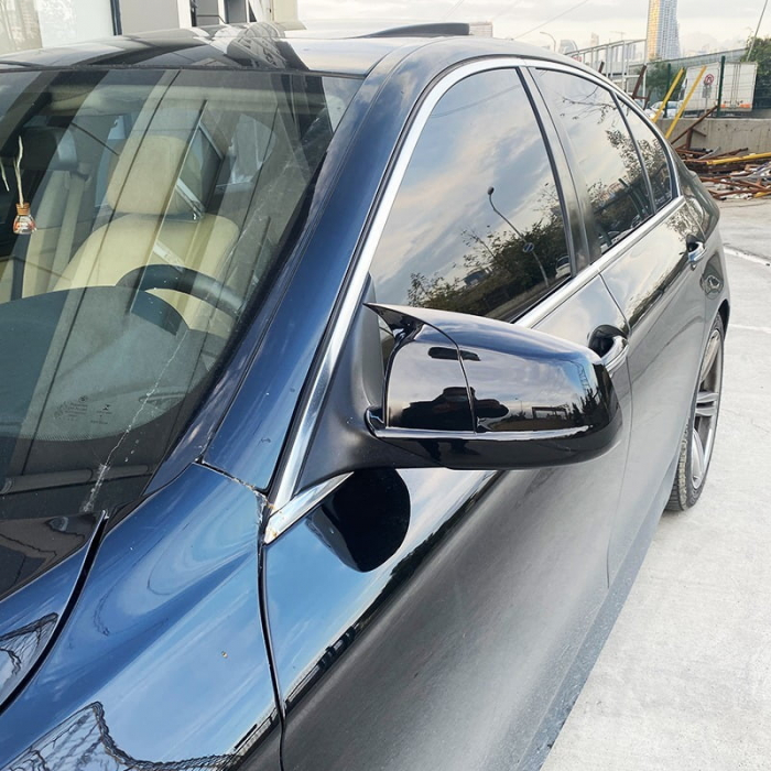 Capace oglinda tip BATMAN compatibile cu BMW Seria 4 F32/F33/F36 negru lucios Cod:BAT20100 [1]
