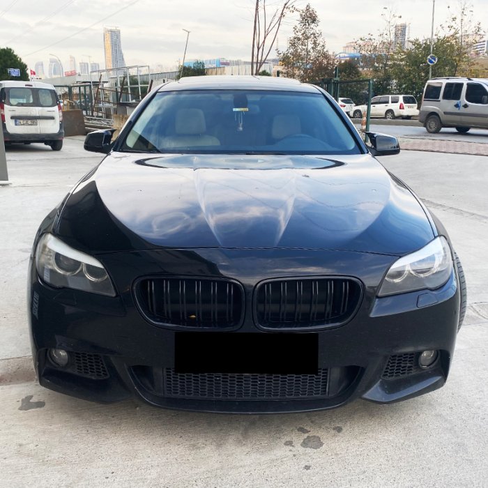 Capace oglinda tip BATMAN compatibile cu BMW Seria 5 (2010-2013) F10 negru lucios [2]
