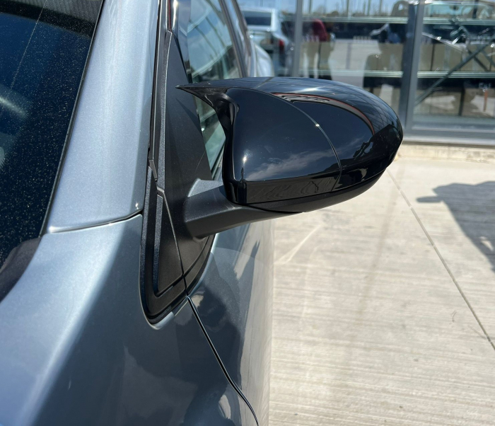 Capace oglinda tip BATMAN compatibile DACIA LOGAN 3 2020-2023 negru lucios [3]
