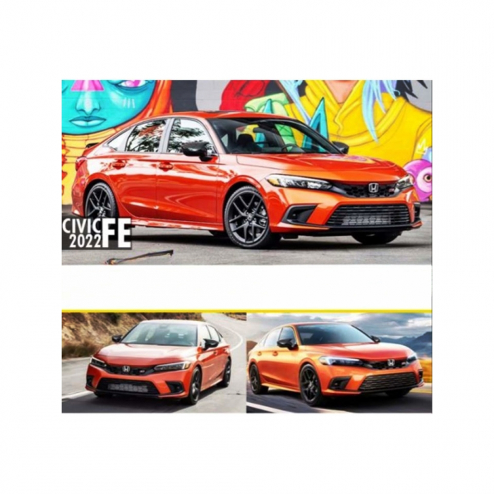 Capace oglinda tip BATMAN compatibile Honda Civic FE (2022-203) [1]