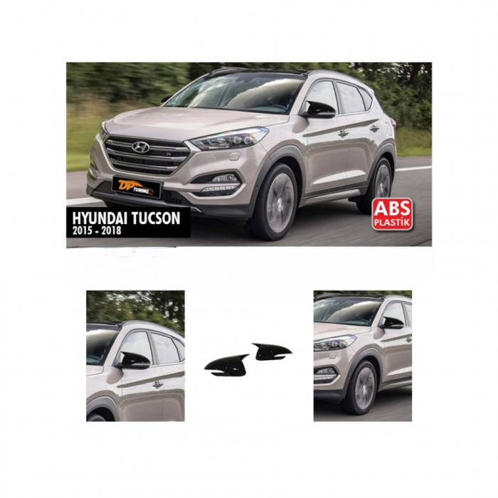Capace oglinda tip BATMAN compatibile Hyundai Tucson 2015-2018 cu semnalizare in oglinda [1]