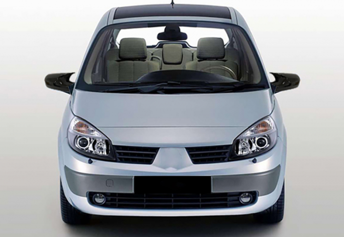 Capace oglinda tip BATMAN compatibile RENAULT SCENIC 2004-2009 negru lucios [1]