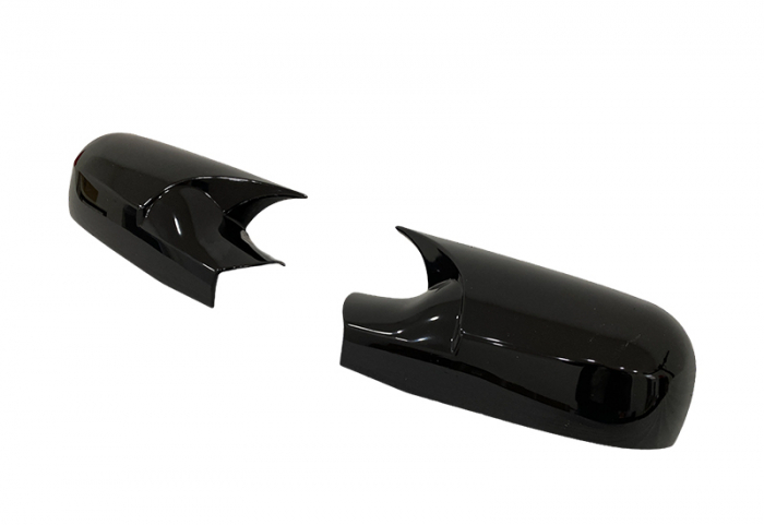 Capace oglinda tip BATMAN compatibile RENAULT SCENIC 2004-2009 negru lucios [2]