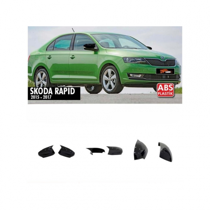 Capace oglinda tip BATMAN  Skoda Rapid (2015-2017) cu semnalizare in oglinda [1]