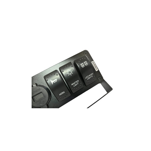 Carcasa suport cu 6 întrerupătoare tip Rocket voltmetru si USB [2]