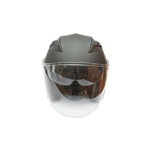 Casca moto tip jet neagra, model urban cu viziera transparenta si ochelari de soare, marimea L Cod: DISTM80 [2]