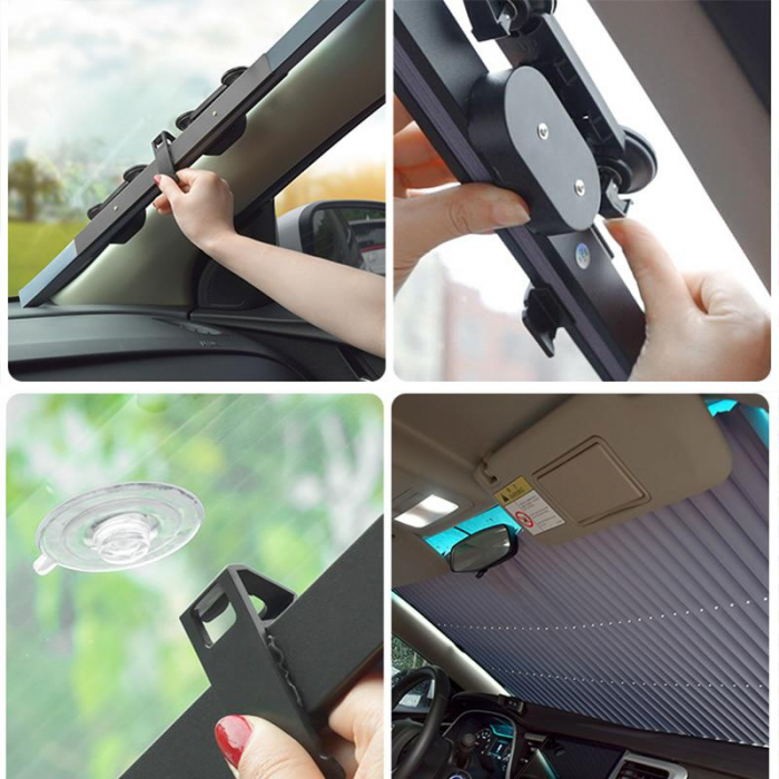 Parasolar auto retractabil Latime: 46cm [4]