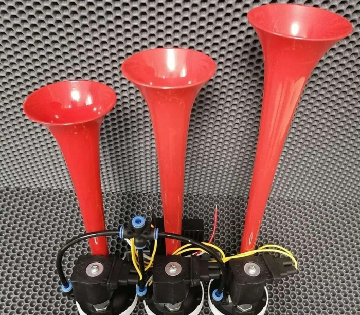 Claxon auto 3 tonuri 24V electric 125 dB [7]