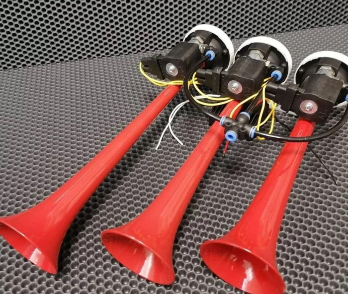 Claxon auto 3 tonuri 24V electric 125 dB [3]