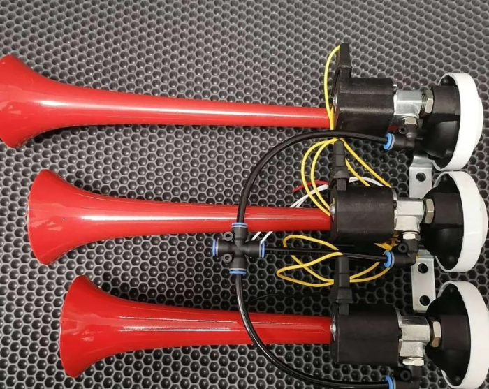 Claxon auto 3 tonuri 24V electric 125 dB [9]