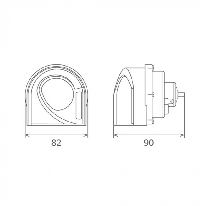 Claxon electromagnetic tip melc 24V 3A TON JOS [2]