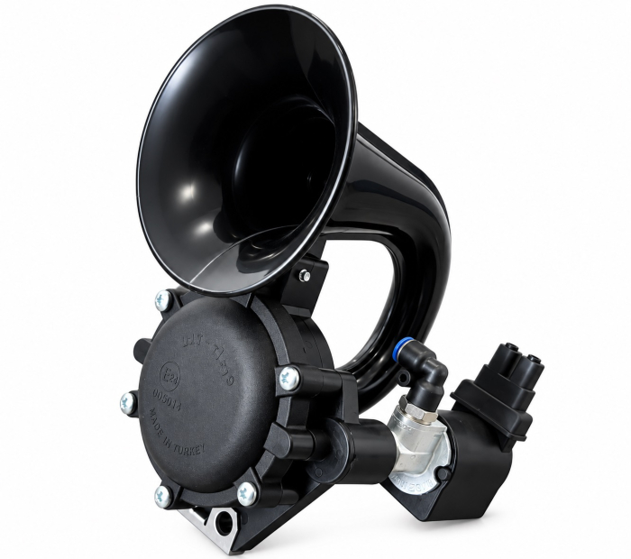 Claxon Pneumatic Auto 24V tip Melc pentru Camion, TIR si Autobuz, 125 dB, 3-10 Bar [2]