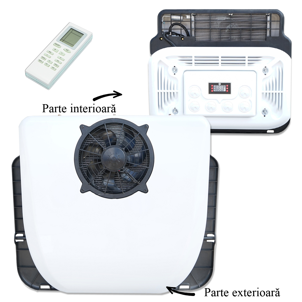 Clima stationara utilaje industriale AC universala 24V, 2600W, 8875BTU, 30A 970x858x150mm [1]