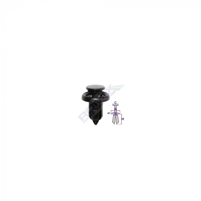 Clips Fixare Elemente Exterioare Pentru Honda 10X16.2Mm Negru Set 5 Buc [1]