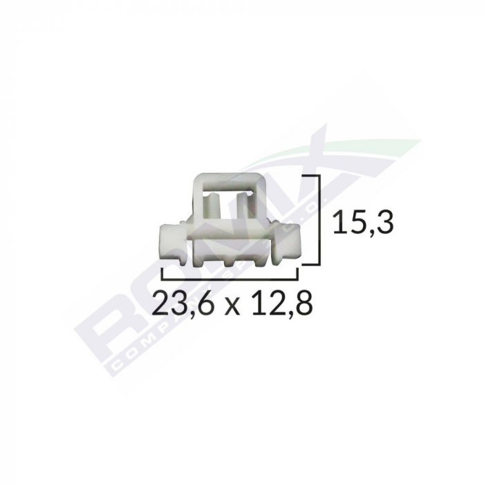 Clips Fixare Elemente Exterioare Pentru Mercedes - Alb Set 10 Buc [2]