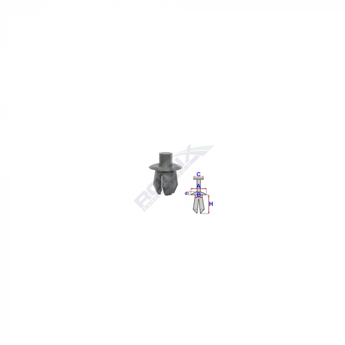 Clips Fixare Pentru Vw Audi  Seat - Negru Set 10 Buc [1]