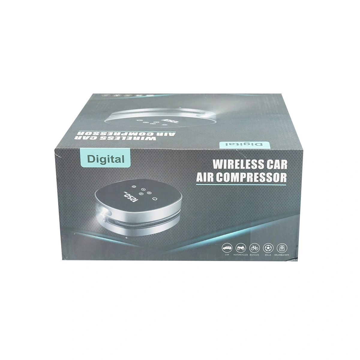 Compresor aer wireless cu touch screen, acumulator 2500mAh [6]