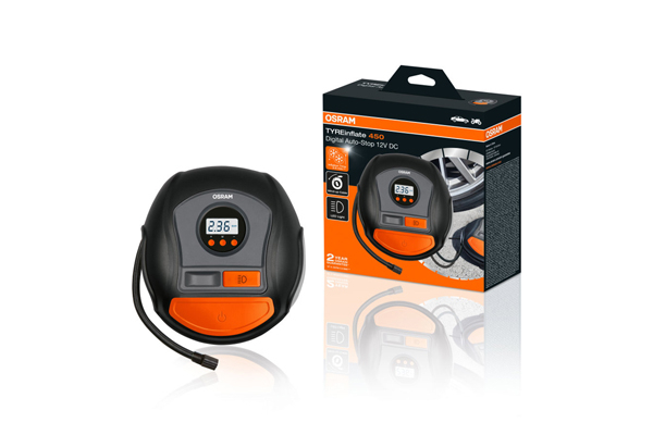 Compresor Auto 12V 120 W cu afisaj digital Tyreinflate 450 Osram [5]