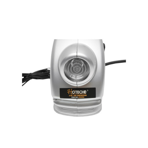 Compresor auto 12V 3 in 1 cu lanterna si lampa de lucru, presiune maxima 6.9 Bar. Hoteche Cod: BK92627 [4]