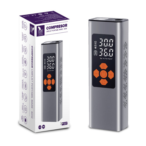 Compresor Kraftmann umflat portabil mare - 60W [1]
