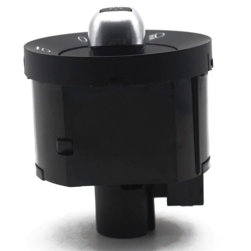 Comutator Bloc Lumini VW Golf 5 Passat B6 Caddy fara functie automata - Negru/Chrome [5]