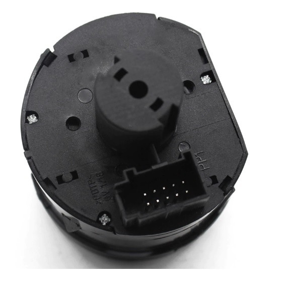 Comutator Bloc Lumini VW Golf 5 Passat B6 Caddy fara functie automata - Negru/Chrome [2]