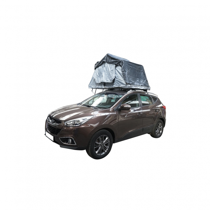 Cort auto impermeabil pentru 2 persoane, prindere pe plafon cu plaforma si scara [1]