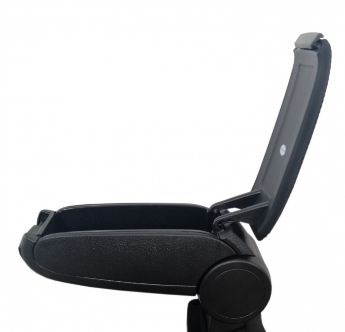 Cotiera auto din piele neagra pentru Dacia Duster I (2010-2015) / Nissan Terrano III (2014-2018) [4]