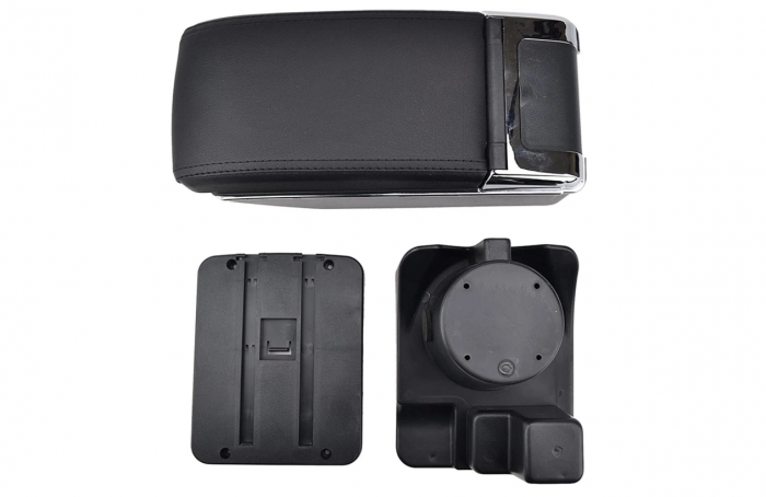 Cotiera auto piele ecologica dedicata VW Golf VI (2008–2013)  Negru [3]