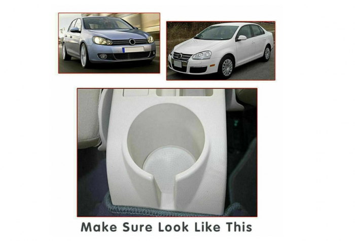 Cotiera auto piele ecologica dedicata VW Golf VI (2008–2013)  Negru [6]