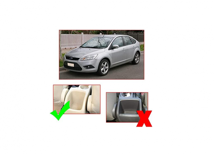Cotiera piele ecologica Ford Focus MK2 2005–2011 set montaj inclus [4]