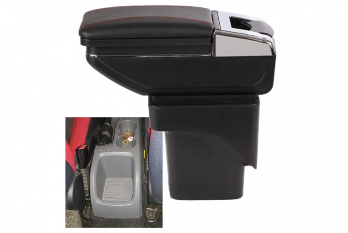 Cotiera piele ecologica Ford Focus MK2 2005–2011 set montaj inclus [6]
