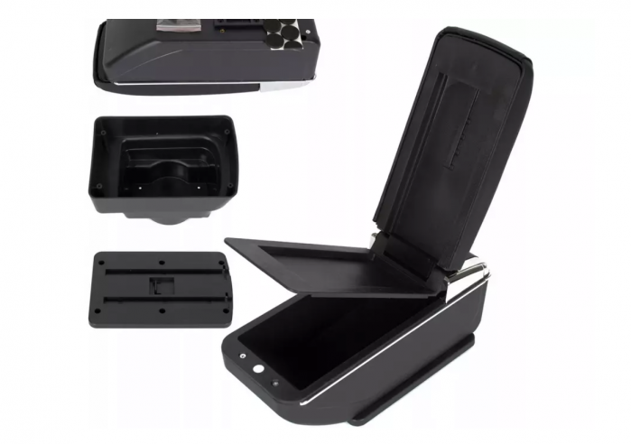 Cotiera  piele ecologicat dedicate Opel Astra J 2009-2018 MK4  + kit cu compartiment [11]