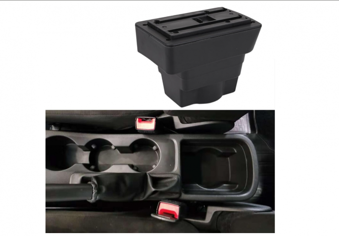 Cotiera  piele ecologicat dedicate Opel Astra J 2009-2018 MK4  + kit cu compartiment [8]