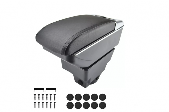 Cotiera  piele ecologicat dedicate Opel Astra J 2009-2018 MK4  + kit cu compartiment [1]