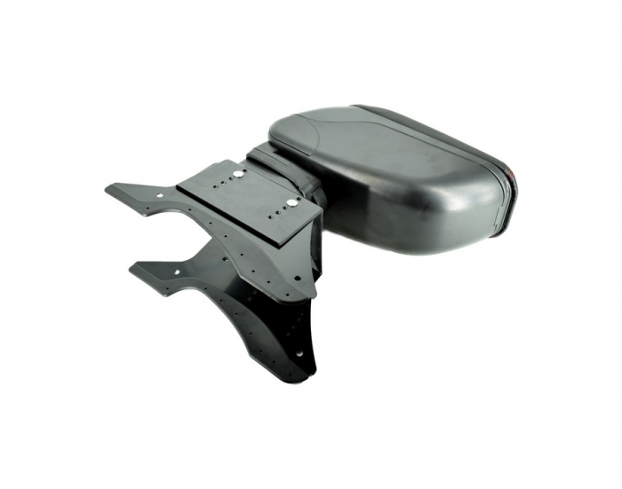 Cotiera universala cu baza metalica , Negru+cusatura rosie [4]